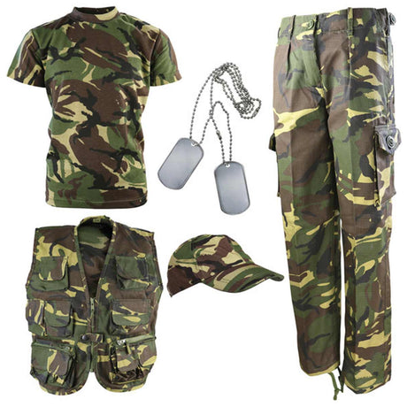 kombat kids explorer army kit dpm camo