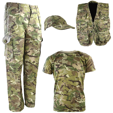 kombat kids explorer army kit mtp camo