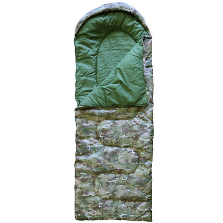 kombat kids sleeping bag btp camo open