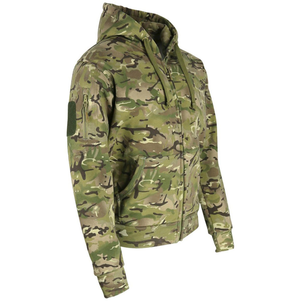 Kombat Spec-Ops Zipped Hoodie BTP Camo - Free Delivery | Military Kit