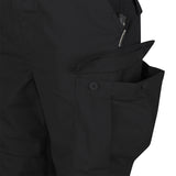 large cargo leg pockets on black bdu mk2 helikon trousers