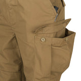 large cargo leg pockets on coyote bdu mk2 helikon trousers