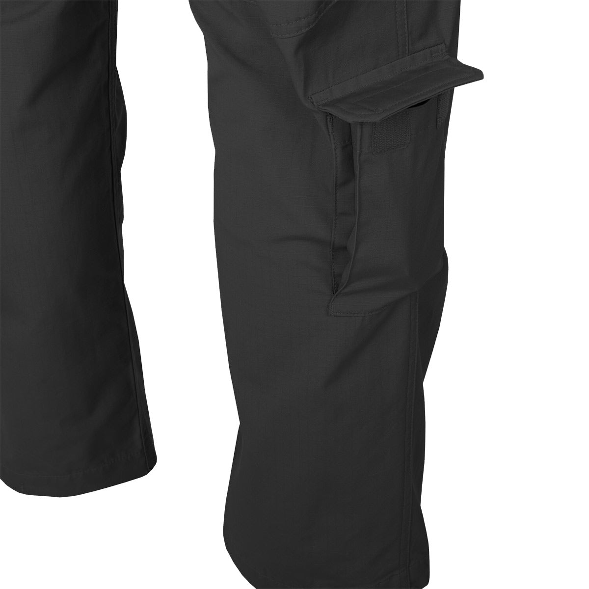 lower leg pocket on black helikon sfu next trousers