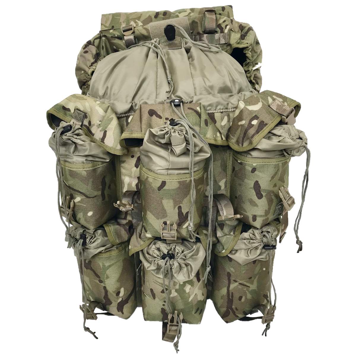 marauder open utility pouches of camouflage field air support