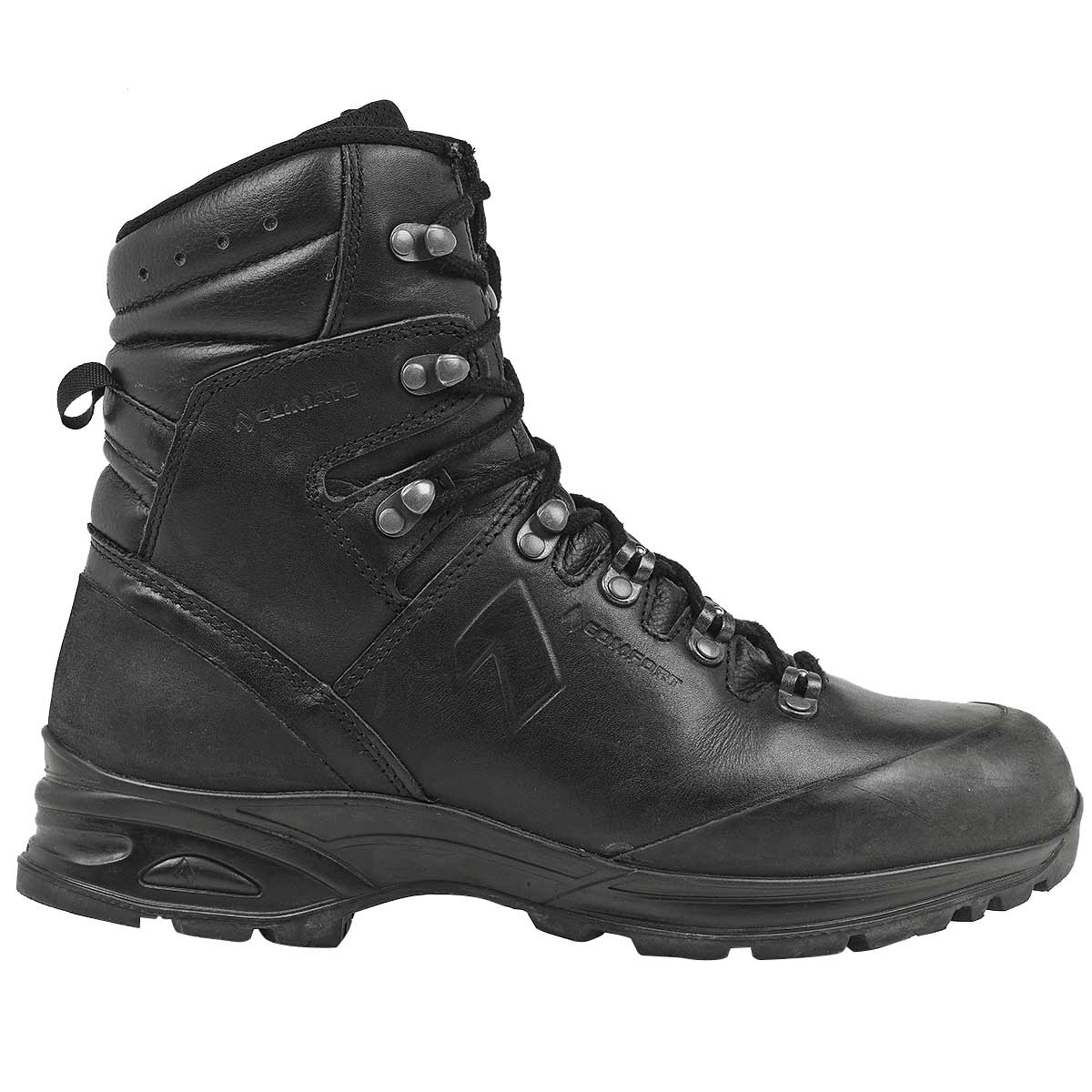 lateral view of commander gtx boots black haix