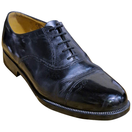 mens black raf cadet parade shoe grade 1