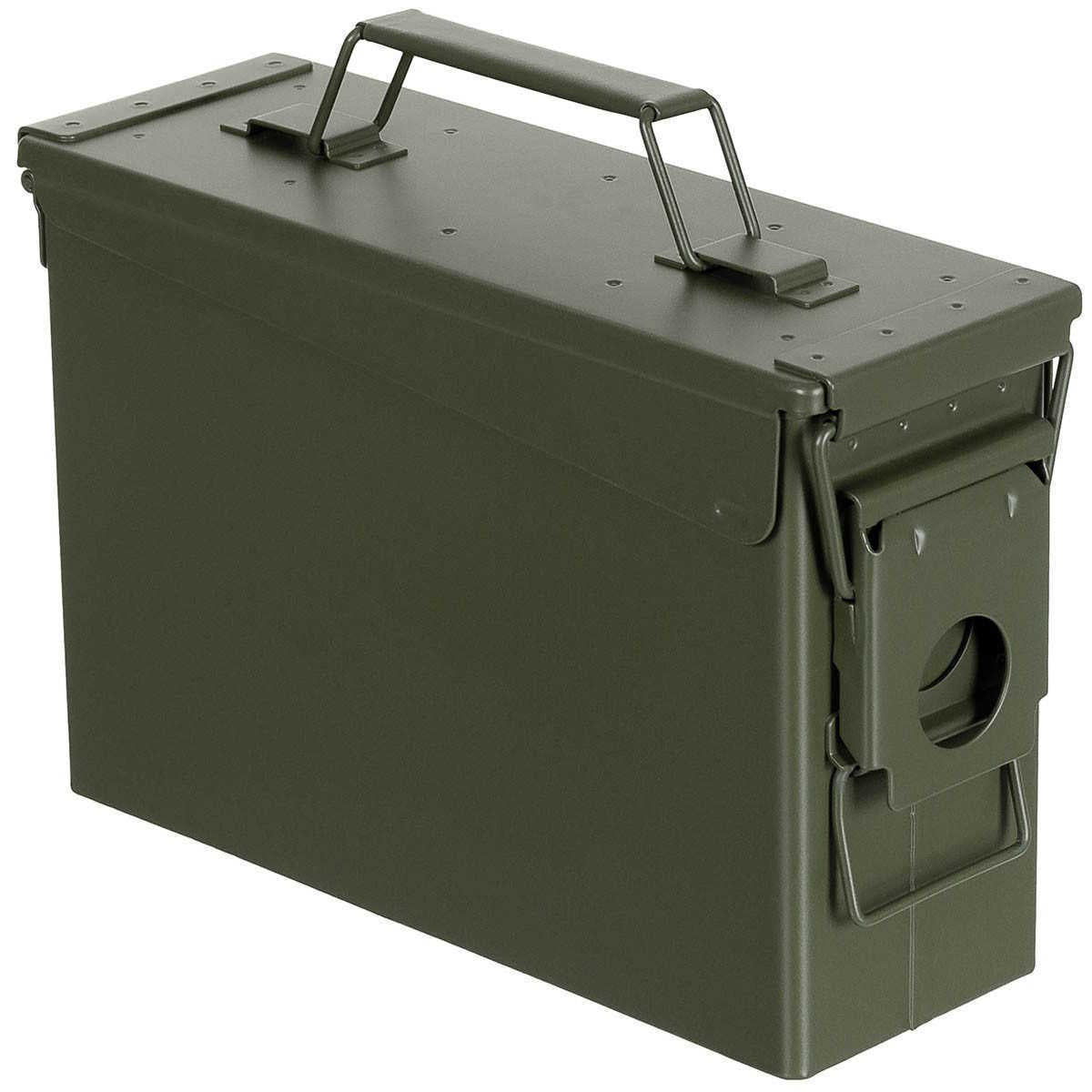 mfh us ammo box cal 30 m19a1 metal od green