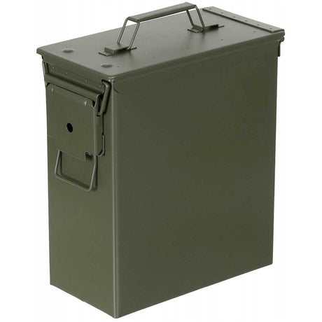 mfh us ammo box cal 50 large metal od green