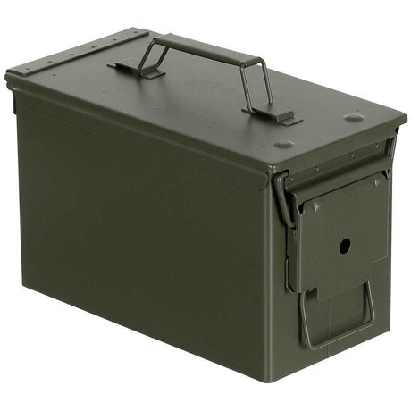 mfh us ammo box cal 50 m2a1 metal od green