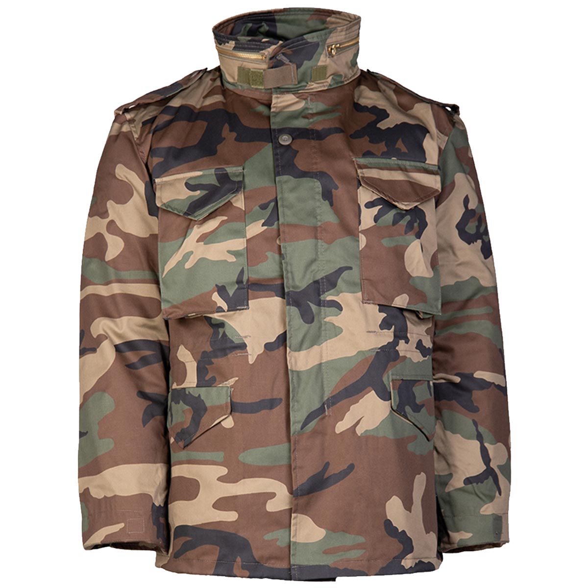 Mil Tec Classic M65 Field Jacket with Liner Woodland Camo