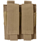 mil tec double pistol ammo coyote pouch