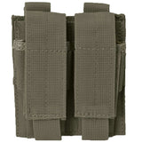 mil tec double pistol ammo pouch olive green