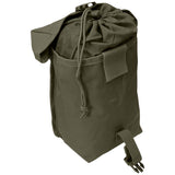 mil tec large olive utility pouch with snow skirt