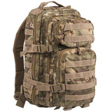 mil tec molle assault pack 20l woodland arid