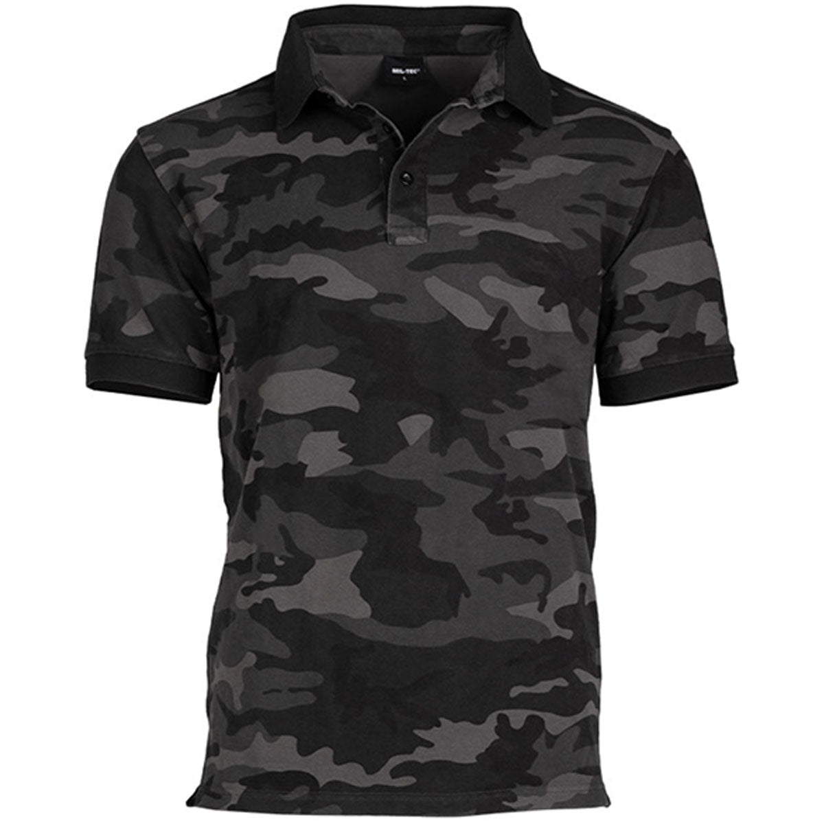 Mil Tec Polo Shirt Dark Camo Free Delivery Military Kit