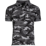 mil tec short sleeve polo shirt urban camo