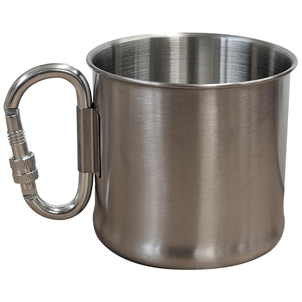 Mil-tec Stainless Steel Carabiner Mug 500ml - Free Delivery 