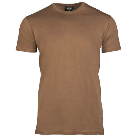 mil tec us style cotton t shirt bdu brown