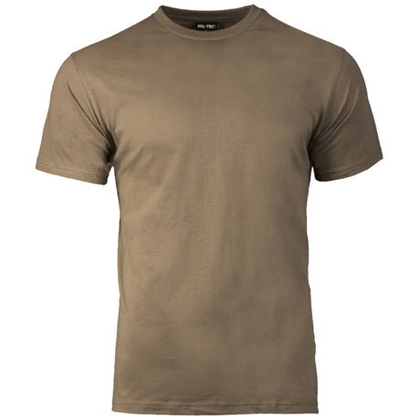 mil tec us style cotton t shirt coyote brown