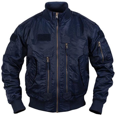 mil tec us tactical flight jacket dark blue