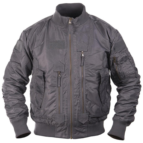 mil tec us tactical flight jacket urban grey