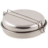 nesting in pan mfh stainless steel mess kit 5 piece