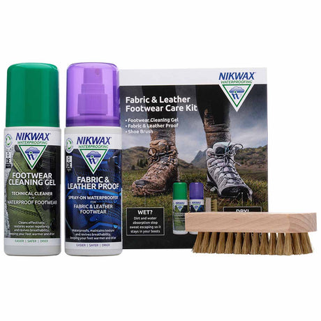 nikwax fabric leather footwear care kit