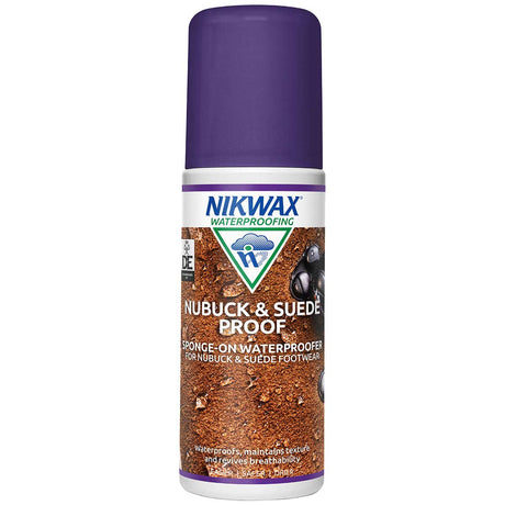 nikwax nubuck and suede proof 125ml sponge on