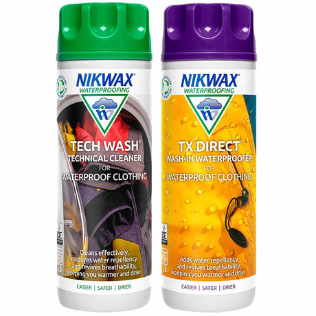 nikwax techwash txdirect twin pack 300ml