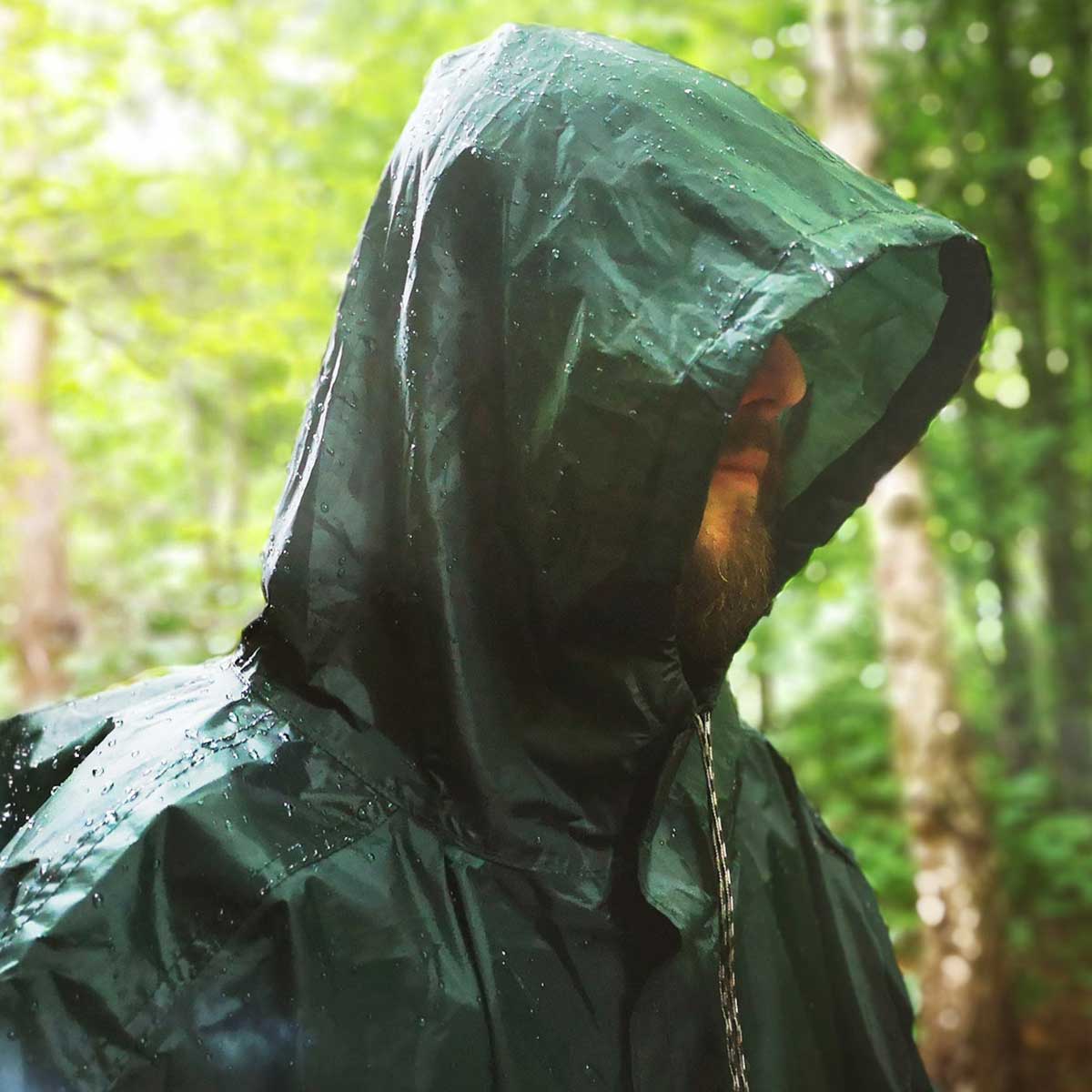 olive green dd hammocks poncho tarp hood