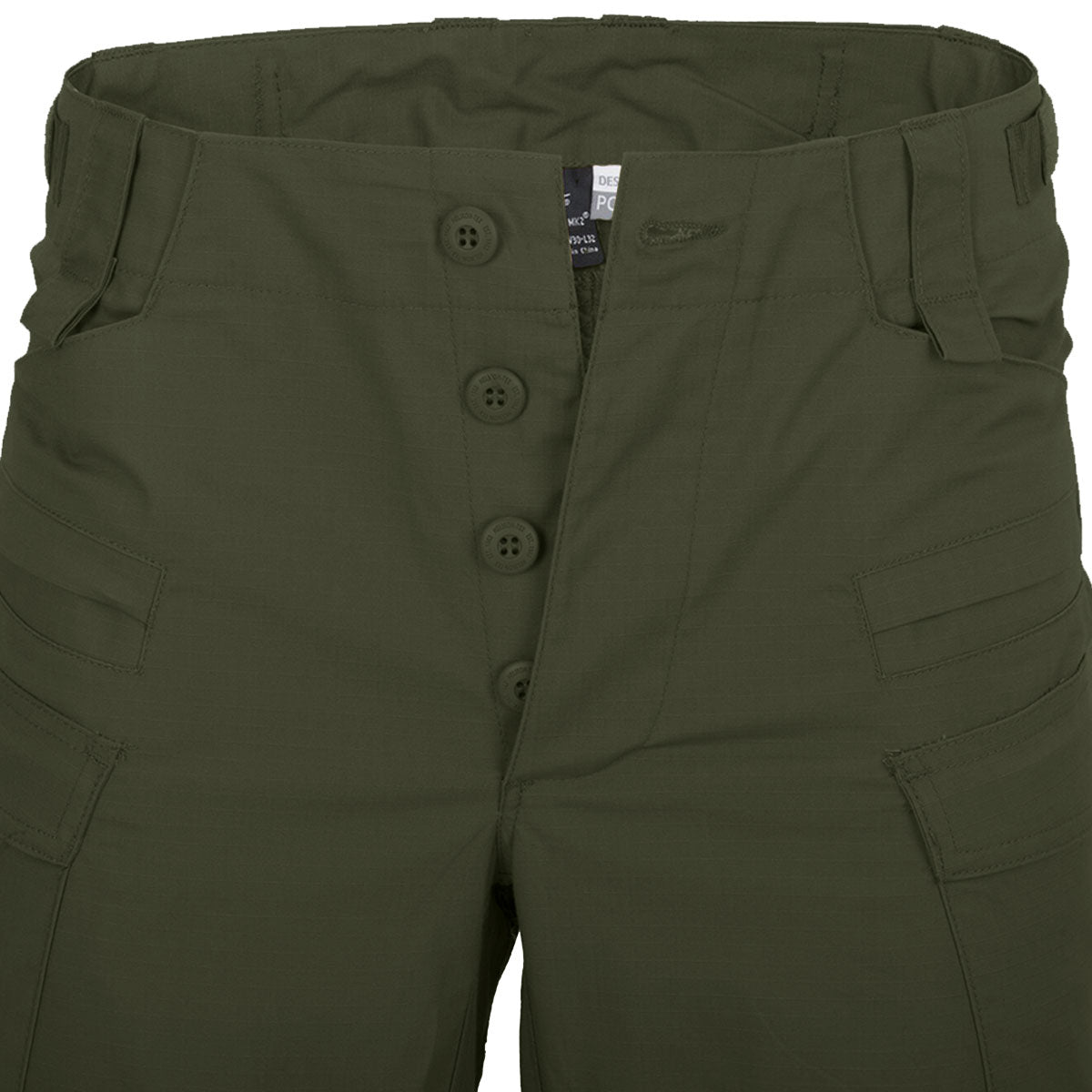 olive helikon sfu next trousers mk2 with button closure