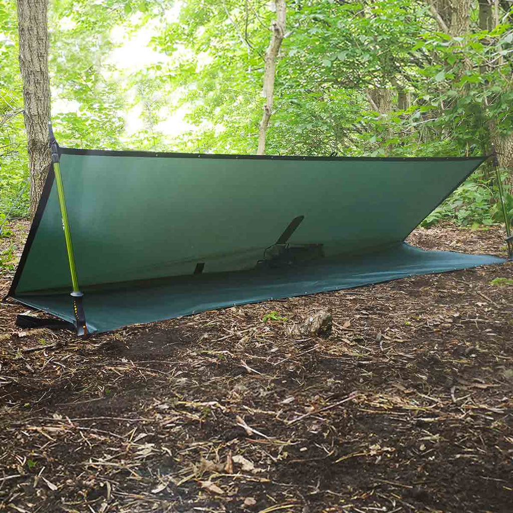 DD Hammocks Waterproof Poncho Tarp Olive Green - 2.5m x 1.4m | Military Kit