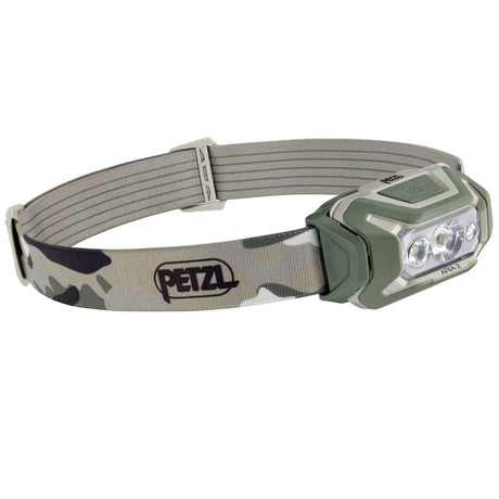 petzl aria 2 rgb headlamp camo