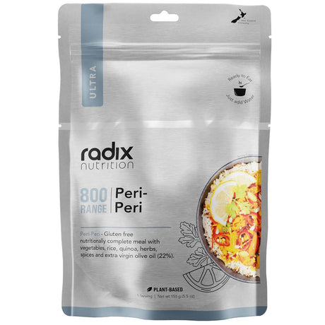 radix nutrition dehydrated meal peri peri 800 kcal