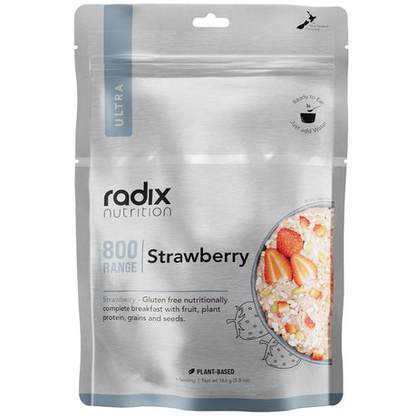 radix nutrition dehydrated meal strawberry breakfast 800 kcal