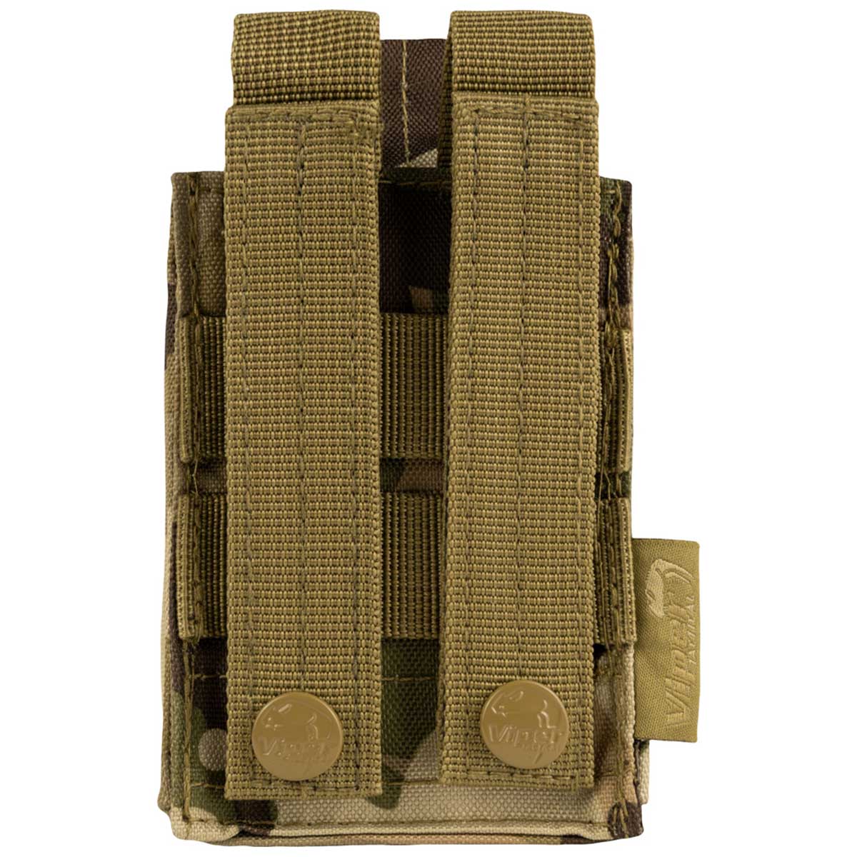 rear molle straps of vcam viper tactical grenade pouch