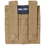 rear of coyote mil tec double pistol ammo pouch