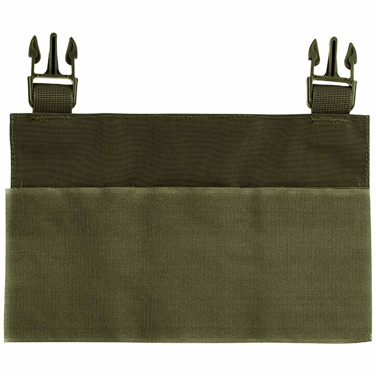 rear of green viper vx buckle up rifle mag panel