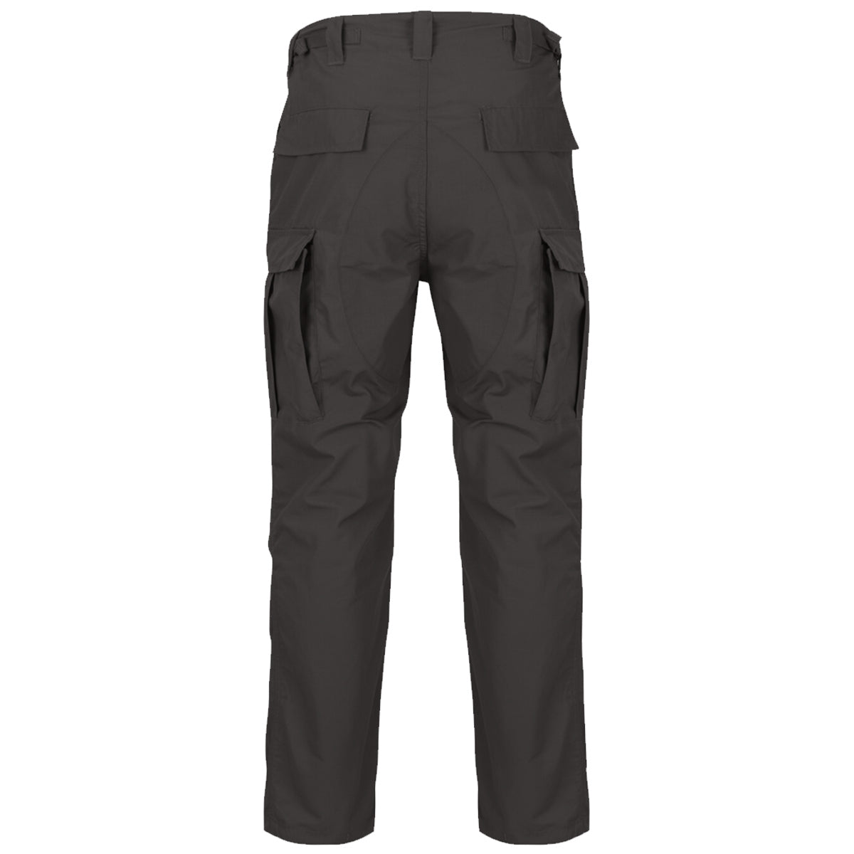 rear of helikon bdu mk2 shadow grey trousers with reinforced seat