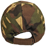 rear of kombat kids baseball cap dpm camo