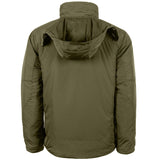 rear of snugpak olive spearhead insulated jacket