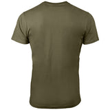 rear of stone grey mil tec us style cotton t shirt