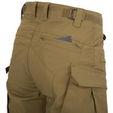 rear pocket and reinforced seat on coyote helikon sfu next trousers mk2