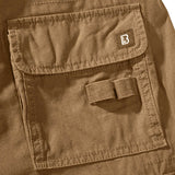 rear pocket of beige brandit pure slim fit trousers