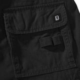 rear pocket of black brandit pure slim fit trousers