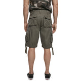 rear pockets of brandit olive urban legend shorts