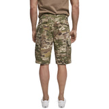 rear pockets of brandit tactical camo bdu ripstop shorts