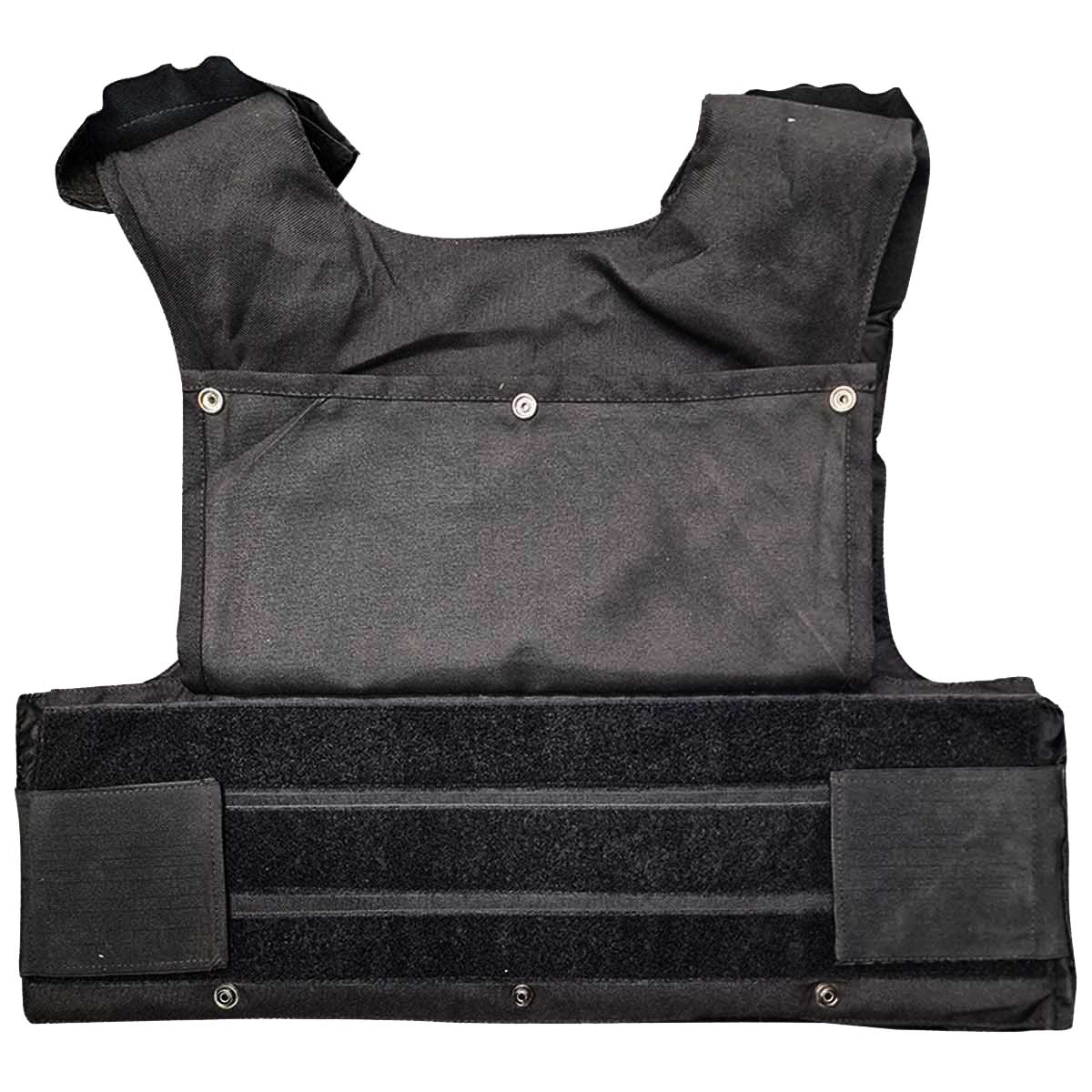 rear velcro adjustment of aegis overt stab vest body armour