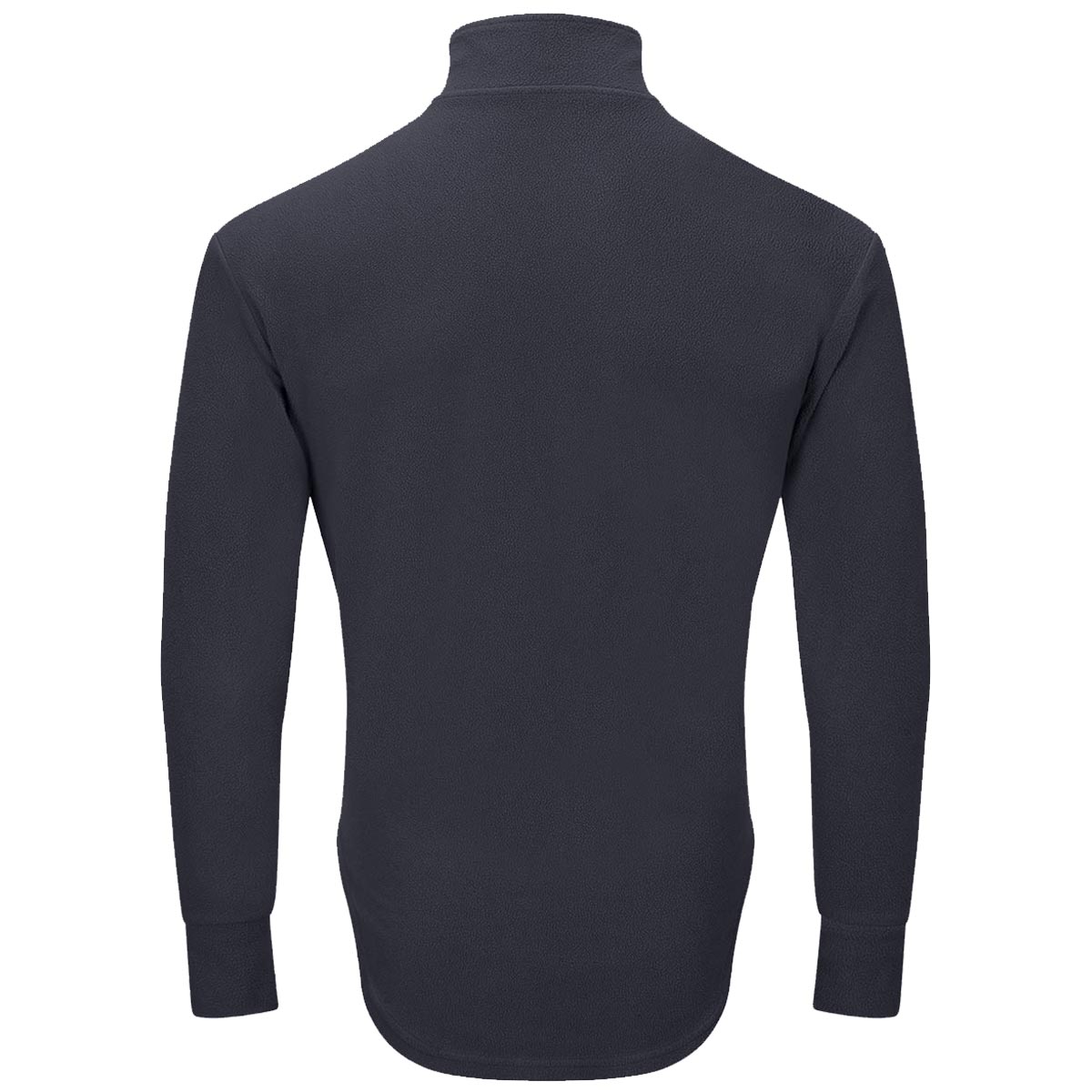 rear view of army thermal navy blue fleece