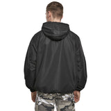 rear view of black brandit summer windbreaker